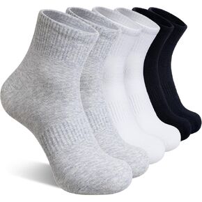 DoSmart Mens Ankle Athletic Socks Quarter Thin Cotton Running Sports Work Mini Crew Socks 6 Pairs in Saudi Arabia