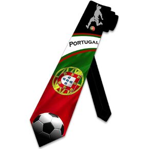Three Rooker Sports Ties Mens Soccer Tie Portugal Necktie in Kuwait
