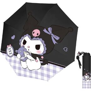 Cartoon Kawaii Umbrella 8 Fiberglass Ribs, Manual Open Close All Weather WindProof. UPF 50+. in Saudi Arabia