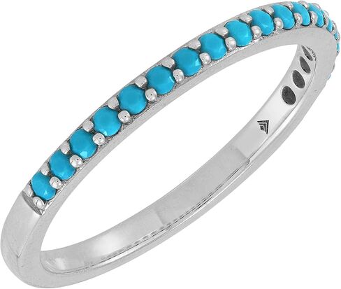 Silpada 'Polka Dot' Sterling Silver Teal Nano Crystal Ring in Kuwait
