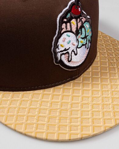 Baseballism Youth and Toddler Chocolate Ice Cream Sundae Snapback Cap in Kuwait