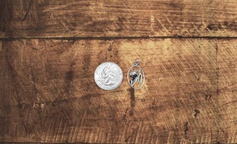 KEVIN N ANNA 925 Sterling Silver Ladybug on Leaf Charm (Charm Only) in Kuwait