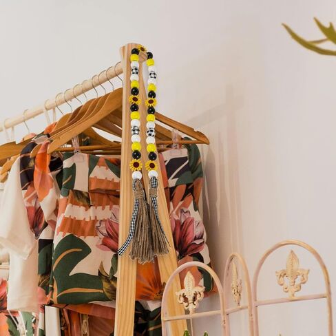 ABOOFAN Sunflower Beading House Decorations for Home Sunflower Decor Home Decor Home Hanging Decor Tiered Tray Decor Rustic Beads with Tassels Tassel Beaded Pendant Tassel Beads Garland in Kuwait