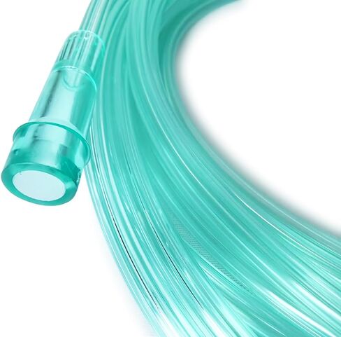 4 Packs Oxygen Tubing, Each 32.8ft(10M) Length, Individually Wrapped | Kink-Resistant with 6-Petal Inner Design | Universal Connector, Bonus 2 Connector in Saudi Arabia