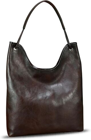Genuine Leather Hobo Bags for Women Shoulder Tote Bag Full Grain Leather Satchel Purses Handbags in Kuwait