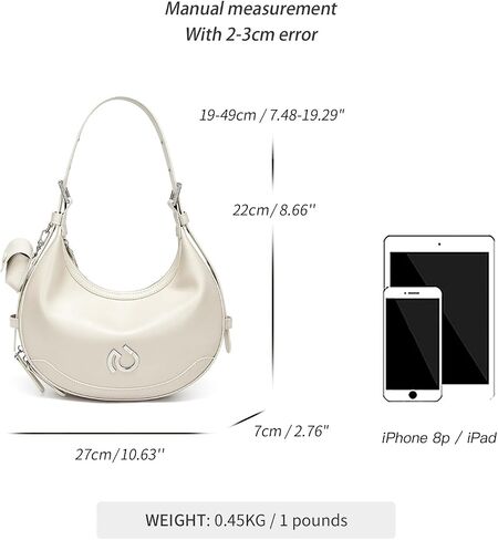 Cnoles Shoulder Bag For Women Cute Hobo Purses And Handbags Ladies Fashion Leather Crossbody Purse With Adjustable Strap in Saudi Arabia