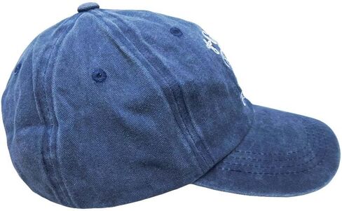 Trade Winds God Guns & Trump 2028 USA Flag Iran Sucks Blue Denim Relax Embroidered Cap Hat in Kuwait