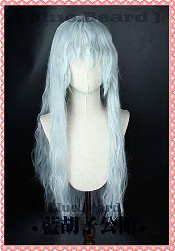 Griffith Cosplay Wig High-temperature Fiber Heat Resistant Synthetic Wigs for Halloween Costume Party Role Play+Wig Cap in Saudi Arabia