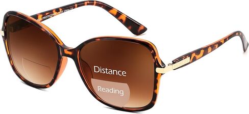 FEISEDY Women Bifocal Sunglasses Reader, Butterfly Sun Reader, Fashion Outdoor Reading Glasses, UV400 Protection B0351 in Kuwait