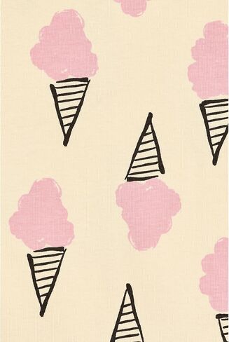 Hanna Andersson, Girls, HannaJams™ Print Short John Pajamas Set (Toddler/Little Kid/Big Kid), Pink Cotton Candy, 2 Years (Toddler) in Saudi Arabia