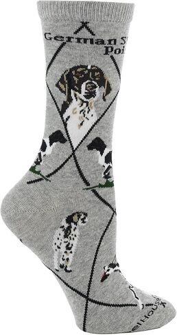 WHD German Shorthaired Pointer Crew Socks for Women & Men | Gift for Dog Lovers, Cute Pet Socks in Kuwait