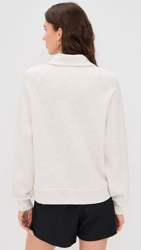 Varley Women's Selene Half Zip Marl Pullover in Kuwait