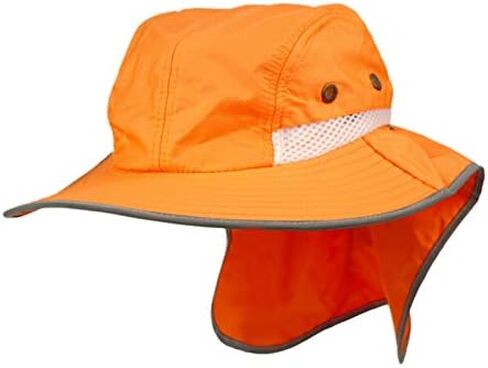 Unisex Safari Sun Bucket Hat with Breathable Mesh Crown in Kuwait