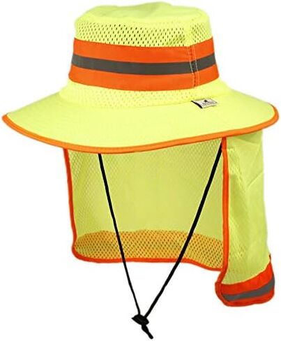 Unisex Safari Sun Bucket Hat with Breathable Mesh Crown in Kuwait