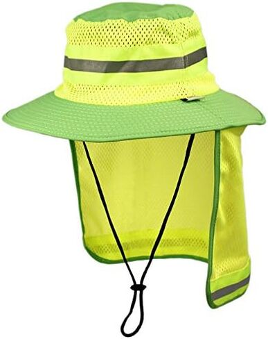 Unisex Safari Sun Bucket Hat with Breathable Mesh Crown in Kuwait