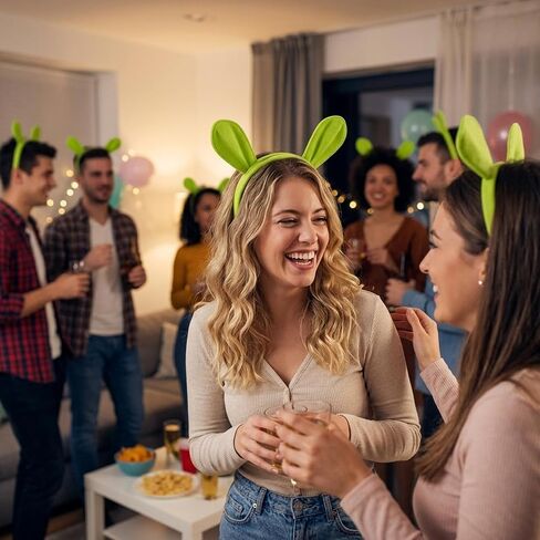 Green Ogre Ears Outfit Cute Monster Hair Clips Halloween Cosplay Party Dress Up Costume Accessories for Adults in Saudi Arabia