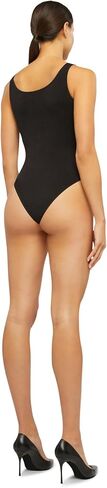 Wolford Jamaika Body for Women Sleeveless Bodysuit Opaque Circular-Knit Material Shiny Finish Fine Trim Brazilian-Cut Bottom in Kuwait