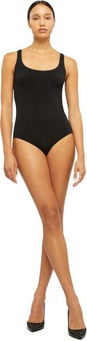 Wolford Jamaika Body for Women Sleeveless Bodysuit Opaque Circular-Knit Material Shiny Finish Fine Trim Brazilian-Cut Bottom in Kuwait