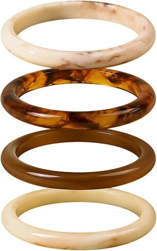 4Pcs Chunky Bangles Set, Chunky Bracelets, Bracelets For Women Perfect for Daily Wear, Office Outfits, Parties, Vacations, Holidays in Saudi Arabia