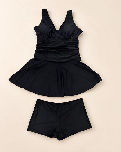 Plus Size Swim Dress with Separate Bottoms for Women in Kuwait
