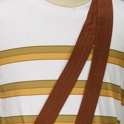 Kids Costume Striped T-shirt Hat Straps Pants Outfit Halloween Cosplay Uniform Set in Saudi Arabia
