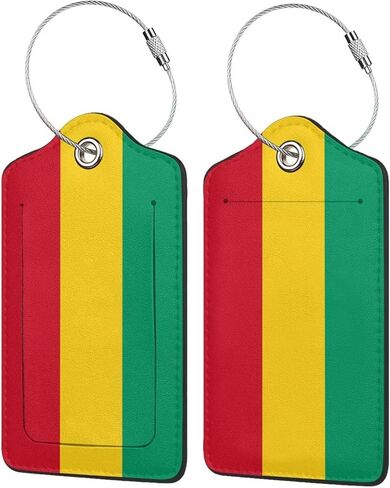 France Flag Luggage Tag with Stainless Steel Loop Privacy Cover Id Label for Travel Bag Suitcase 2 Pcs in Saudi Arabia