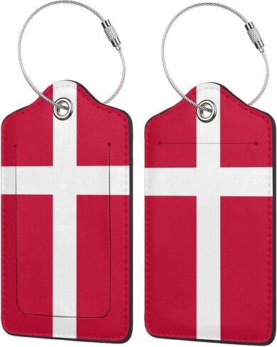 France Flag Luggage Tag with Stainless Steel Loop Privacy Cover Id Label for Travel Bag Suitcase 2 Pcs in Saudi Arabia