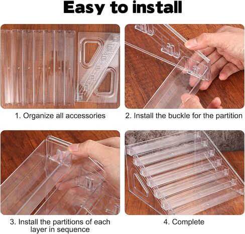 2 Pack 7 Tier Earring Display Stand Acrylic Earring Holder Organizer Holds 4 Pairs of Earrings in One Row Retail Detachable Jewelry Card Stand for Selling Vendors Jewelry Display Earring Rack in Kuwait