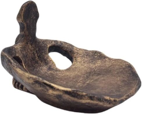 Skull Glasses Holder, Creative Eyeglasses Holder with Storage Tray, Resin Statue Ornament for Spectacle Sunglasses Display Rack for Home, Office, Desk, Nightstand (Golden) in Saudi Arabia