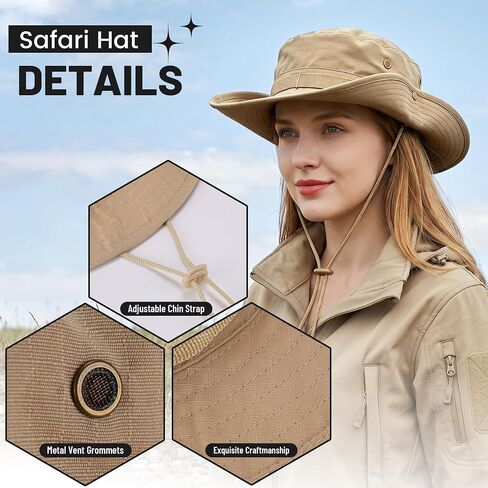 3 Pcs Safari Costume Women Safari Hat Binoculars Leopard Scarf Zoo Keeper Costume Adult Accessories Set for Halloween in Saudi Arabia