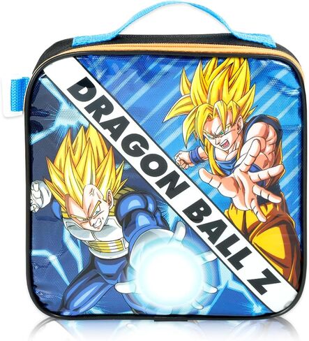 Dragon Ball Z Backpack with Lunch Bag Set - Bundle with 16" DBZ Backpack, Lunch Box, Stickers, Water Bottle, More School Bag with Lunchbox in Saudi Arabia