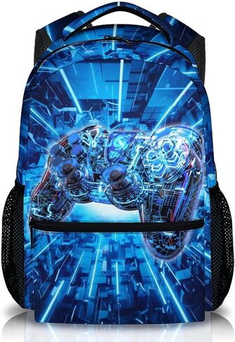 Kids School Backpack for Boys Racing Car Backpacks for Travel Camping Casual, Cool School Supplies for Preschool Kindergarten Elementary in Kuwait