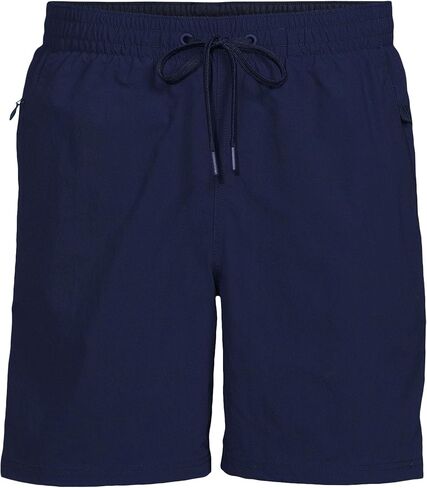 Lands' End Men's Big 7 Inch Volley Hydroliner Swim Trunks 2XL Deep Sea Navy in Saudi Arabia