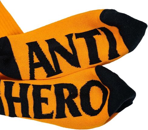 Anti Hero Skateboards Socks Sock Orange/Black in Saudi Arabia