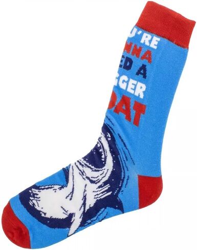 Hyp Jaws Ivory Adult Casual Crew Socks, 6-Pack, Size 10-13 in Kuwait