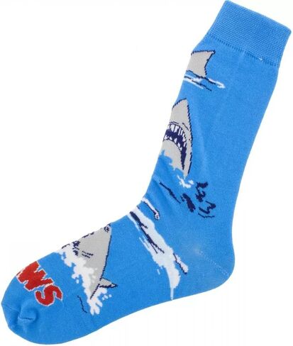Hyp Jaws Ivory Adult Casual Crew Socks, 6-Pack, Size 10-13 in Kuwait