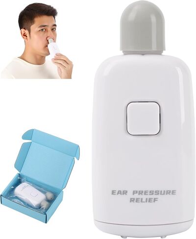 Eustachian Tube Unclogger Ear Pressure Relief Device - Safe Natural Ear Pressure Balancer for Air Travel Diving Colds Swimming - Unblocks Ears Relieves Tinnitus and Earache - Eustachian Tube Exerciser in Saudi Arabia