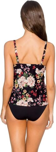 Sunsets Women's Marina Tankini Top Swimuit with Front Tie Detail in Kuwait