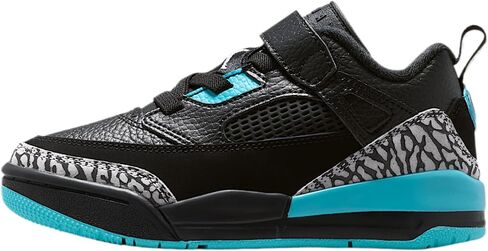 Jordan Spizike Low Little Kids' Shoes (Black/Gamma Blue/Wolf Grey) in Kuwait