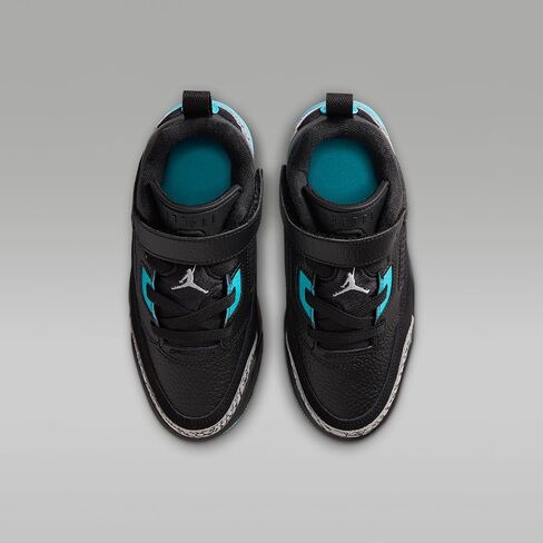 Jordan Spizike Low Little Kids' Shoes (Black/Gamma Blue/Wolf Grey) in Kuwait