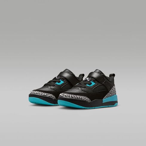 Jordan Spizike Low Little Kids' Shoes (Black/Gamma Blue/Wolf Grey) in Kuwait