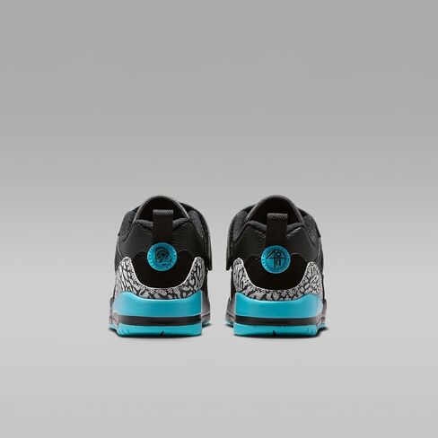 Jordan Spizike Low Little Kids' Shoes (Black/Gamma Blue/Wolf Grey) in Kuwait