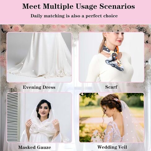 20 Pairs Pearl Veils Weights, Strong Magnetic Bridal Veil Weights, Double-Sided Veil Weights Invisible,Gift Box in Saudi Arabia