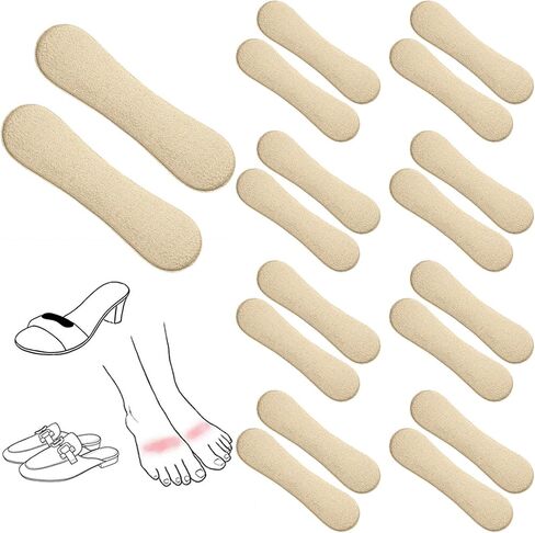 8 Pairs Heel Cushion Pads Keep Upper Curves Foot Strap Cushions Self-Adhesive Cushion Inserts Prevent Heel Protectors to Prevent Pain Slip Blister(Light Skin,Suede) in Kuwait
