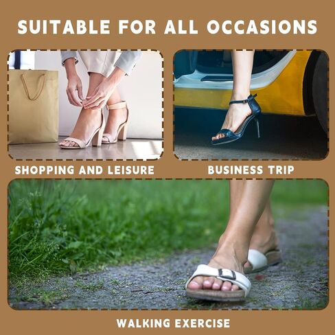 8 Pairs Heel Cushion Pads Keep Upper Curves Foot Strap Cushions Self-Adhesive Cushion Inserts Prevent Heel Protectors to Prevent Pain Slip Blister(Light Skin,Suede) in Kuwait