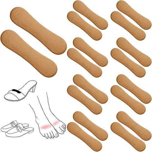 8 Pairs Heel Cushion Pads Keep Upper Curves Foot Strap Cushions Self-Adhesive Cushion Inserts Prevent Heel Protectors to Prevent Pain Slip Blister(Light Skin,Suede) in Kuwait