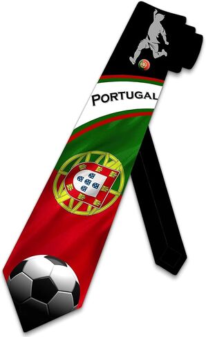 Three Rooker Sports Ties Mens Soccer Tie Portugal Necktie in Kuwait