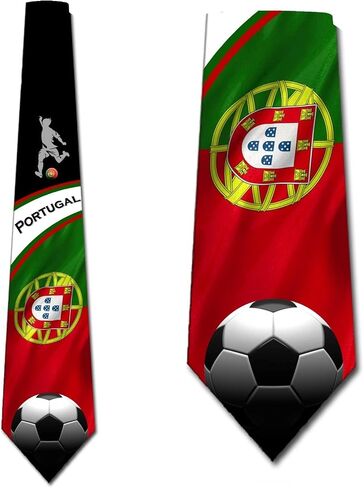 Three Rooker Sports Ties Mens Soccer Tie Portugal Necktie in Kuwait