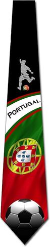 Three Rooker Sports Ties Mens Soccer Tie Portugal Necktie in Kuwait