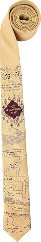 Adult Marauders Map Harry Potter Necktie - 54-Inch Polyester Tie with Iconic Design in Kuwait